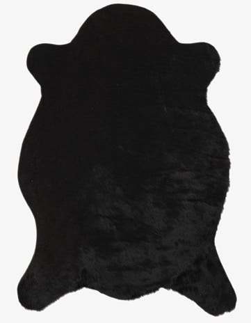 2' 1 x 2' 10 Cowhide Leather Rug