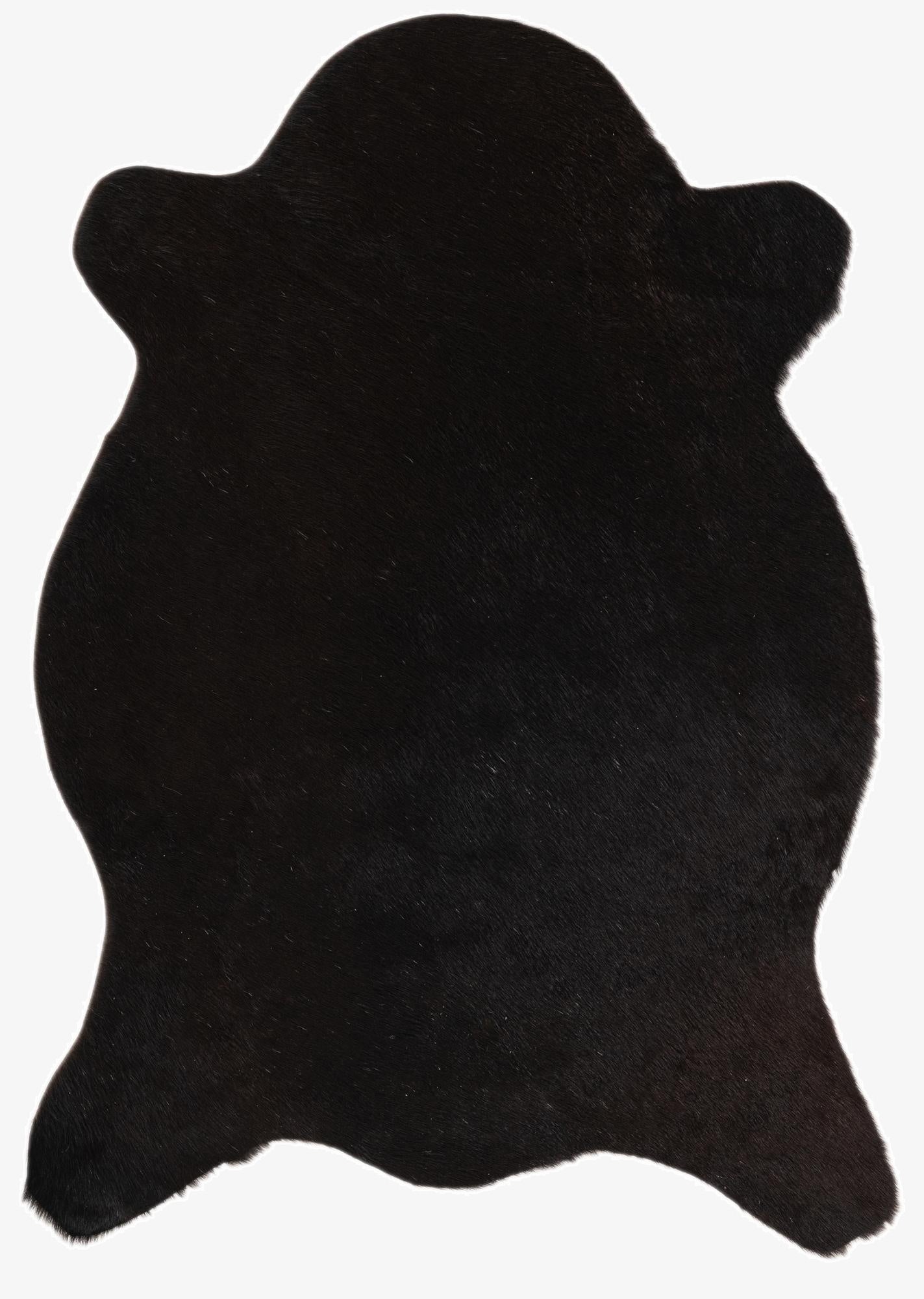2' 1 x 2' 10 Cowhide Leather Rug