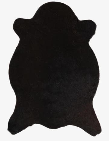 2' 1 x 2' 10 Cowhide Leather Rug