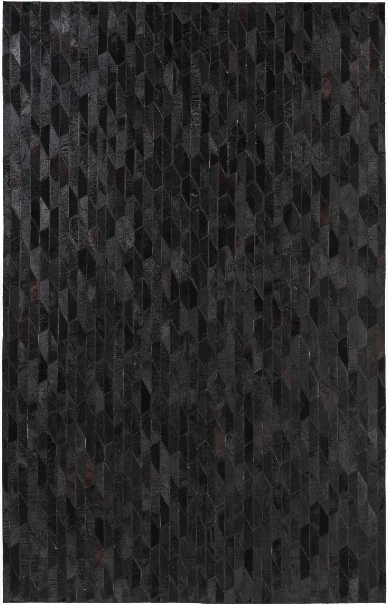 5' x 8' Cowhide Leather Rug