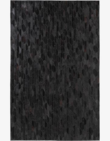5' x 8' Cowhide Leather Rug