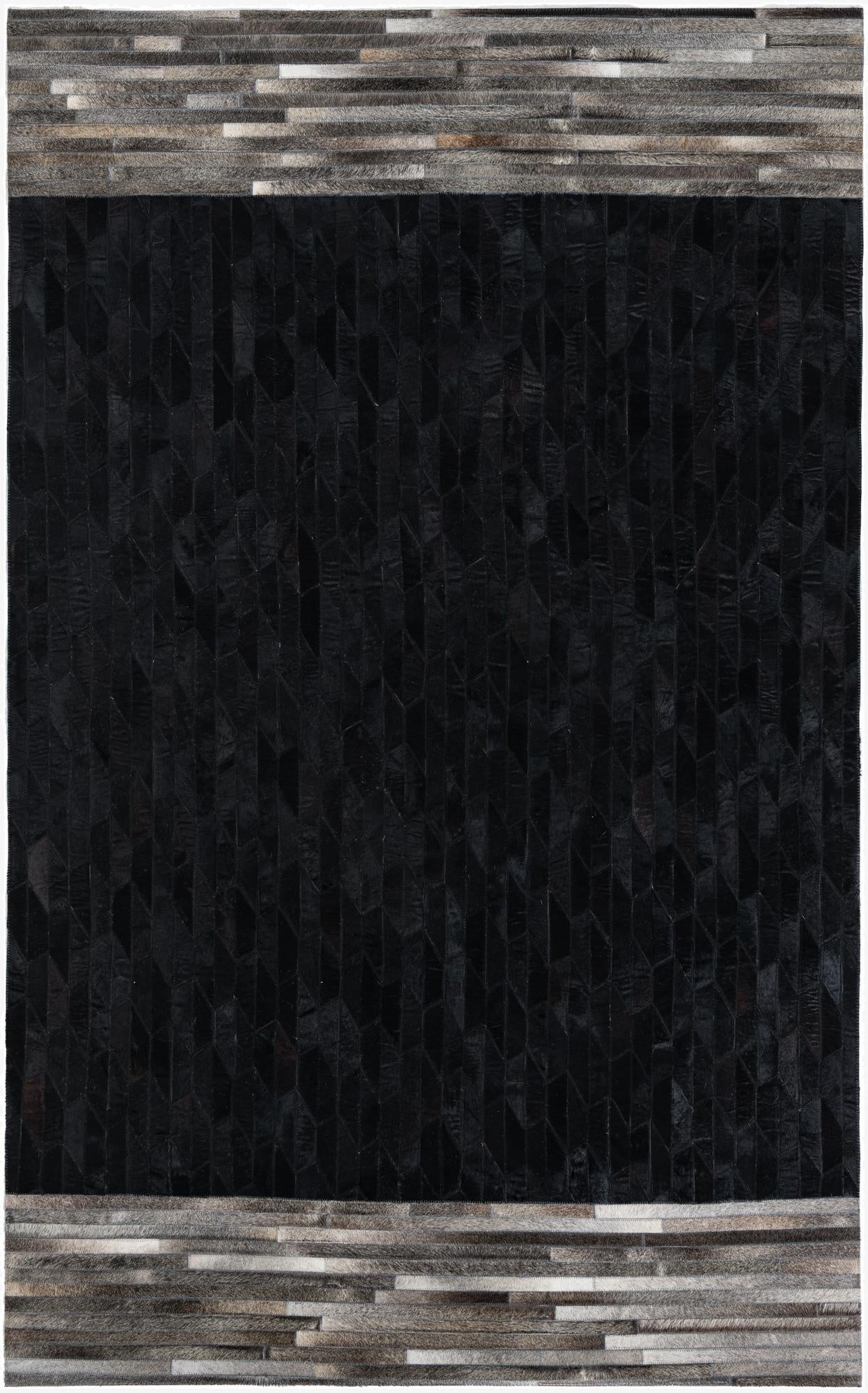 5' x 8' Cowhide Leather Rug