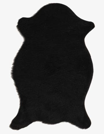 1' 8 x 2' 6 Cowhide Leather Rug