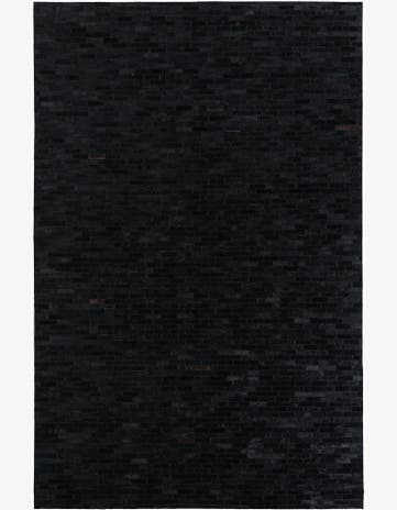 5' 2 x 8' Cowhide Leather Rug