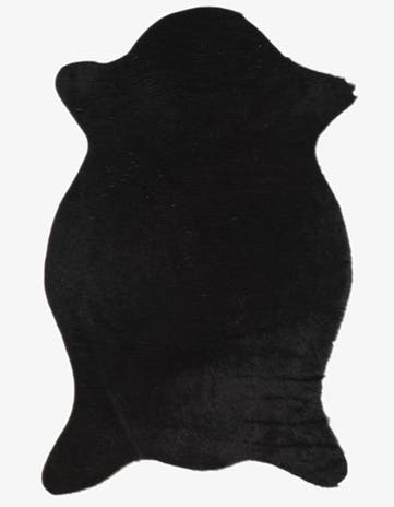 1' 8 x 2' 6 Cowhide Leather Rug