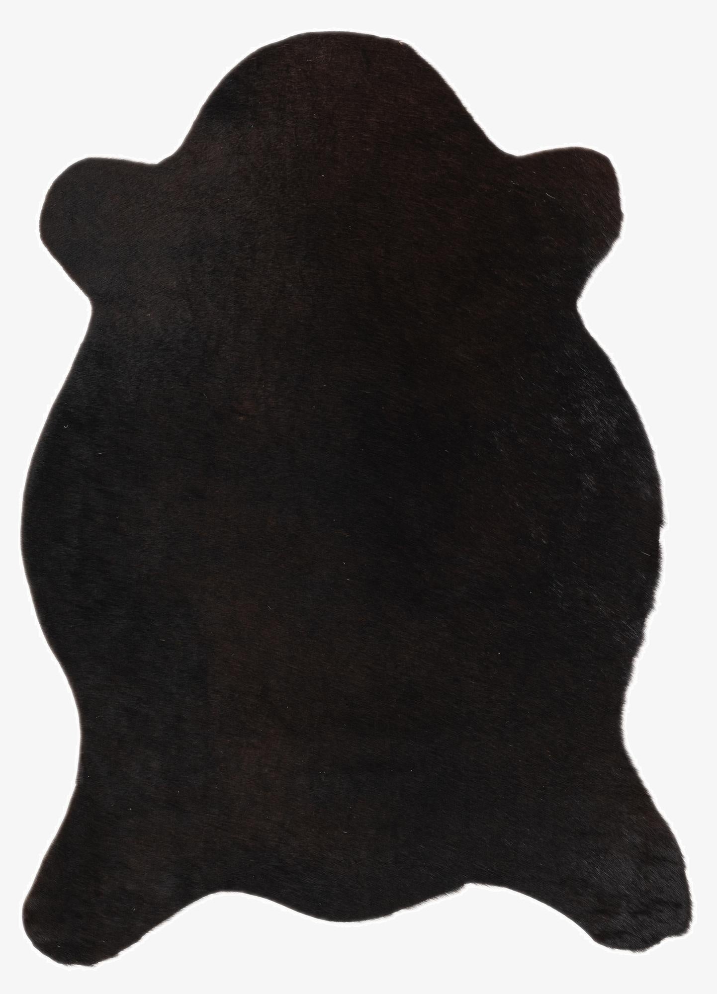2' 2 x 2' 10 Cowhide Leather Rug