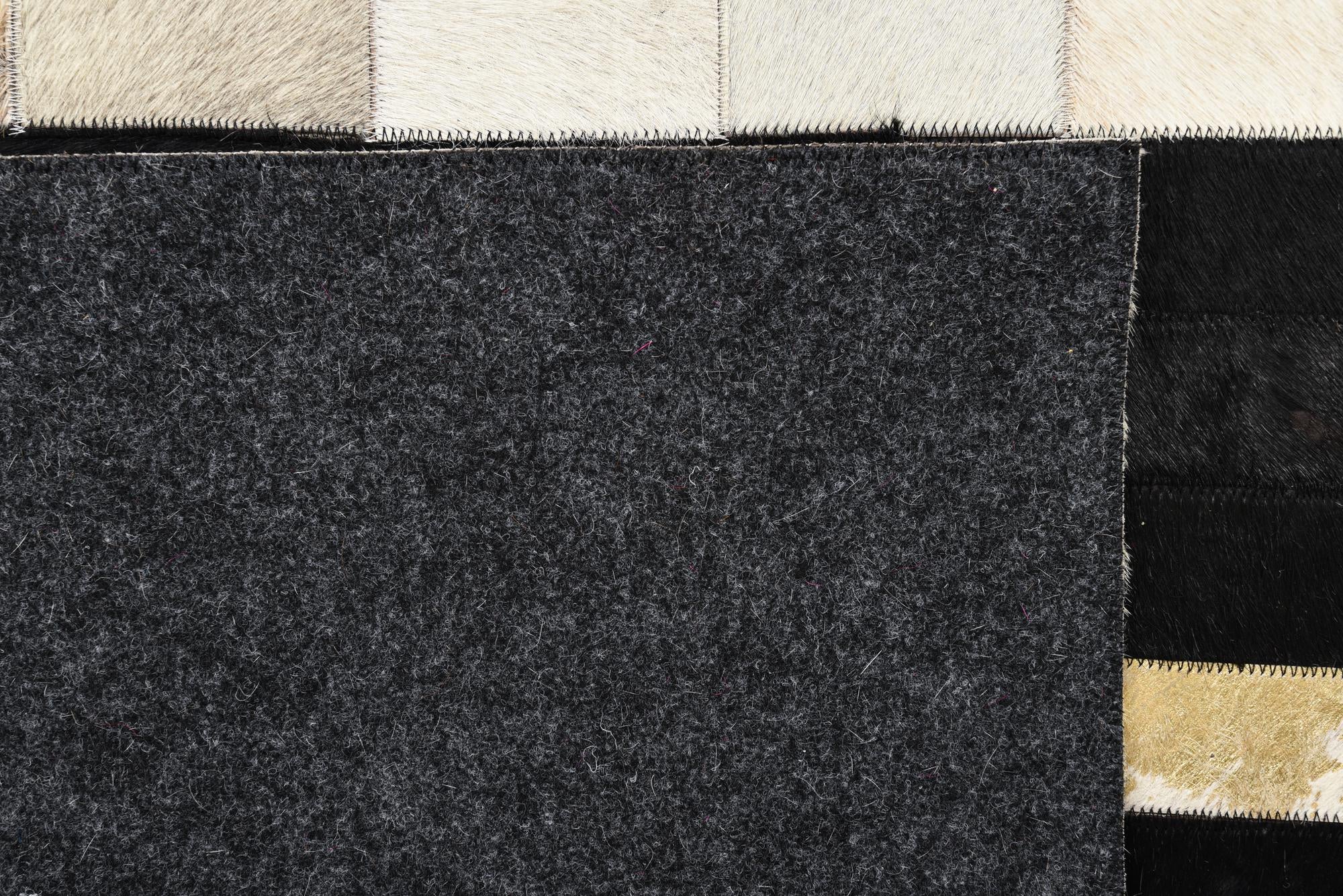 5' 4 x 7' 4 Cowhide Rug