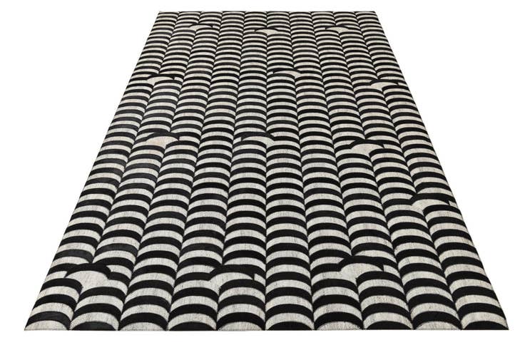 Detail image of 5' 2 x 8' Cowhide Rug