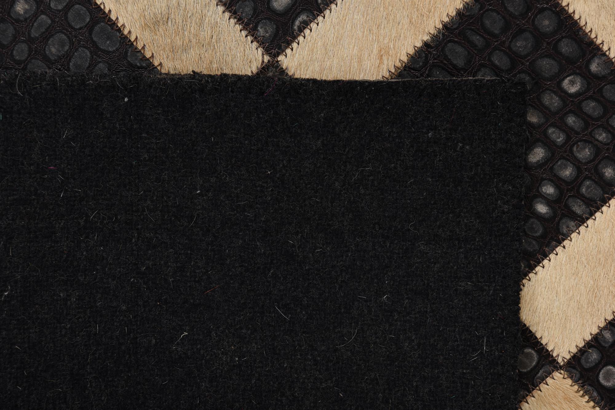 2' 1 x 3' 1 Cowhide Rug