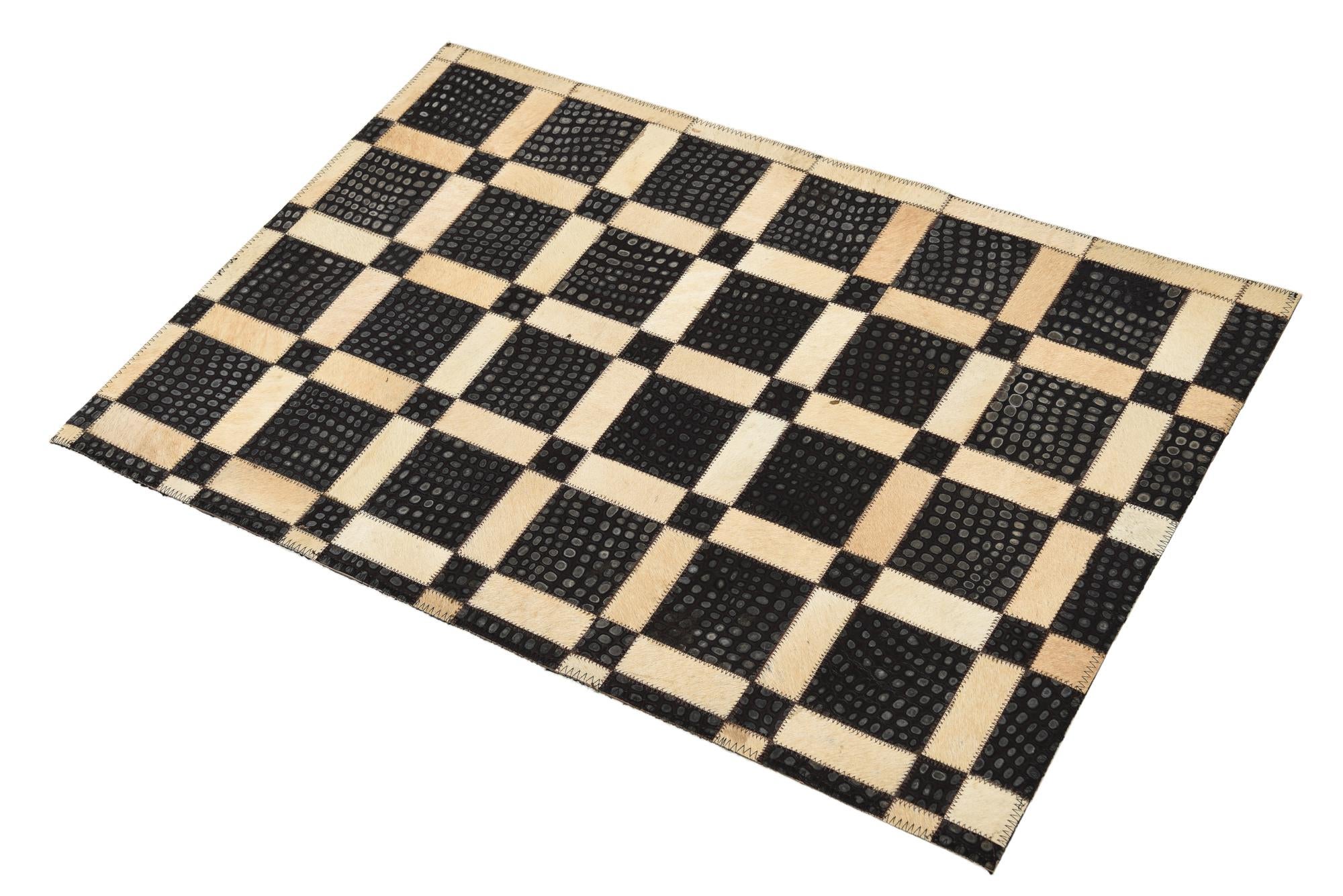 2' x 3' 1 Cowhide Rug