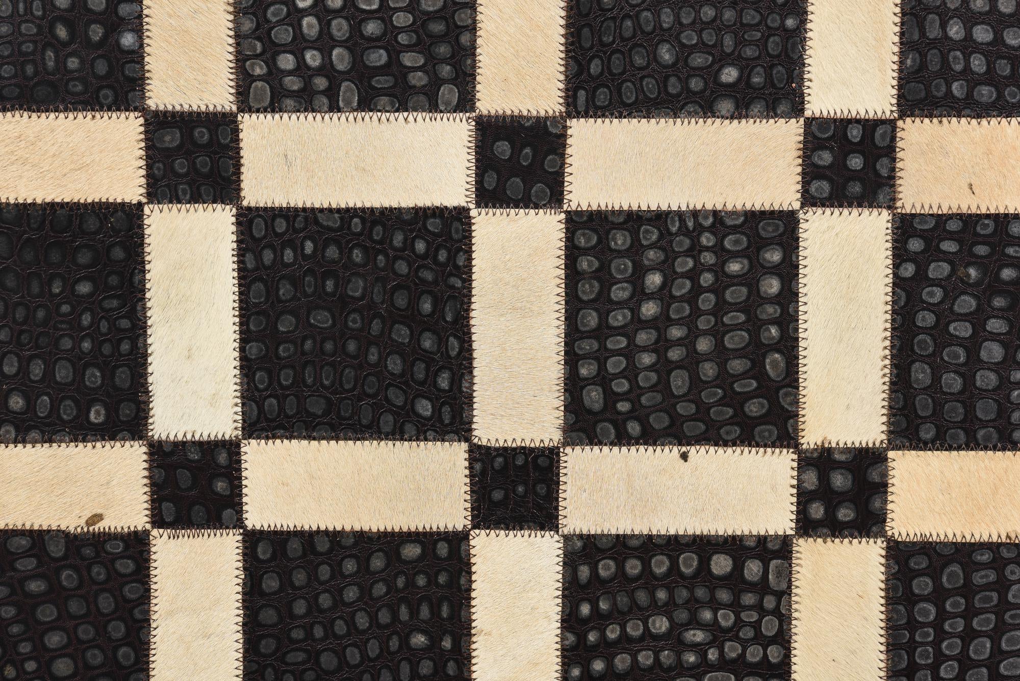 2' x 3' 1 Cowhide Rug