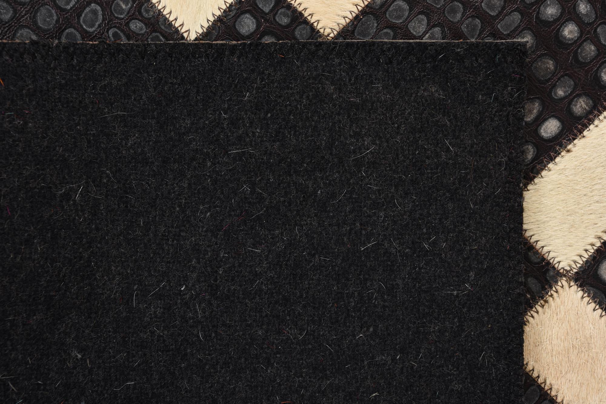 2' x 3' 1 Cowhide Rug