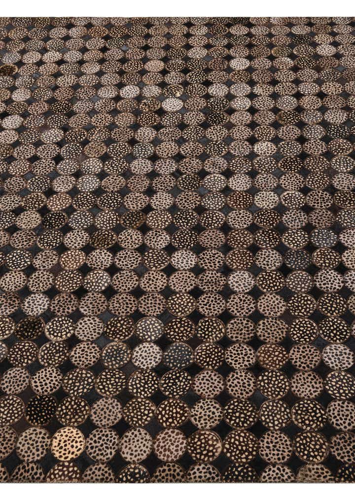 5' 2 x 7' 6 Cowhide Rug