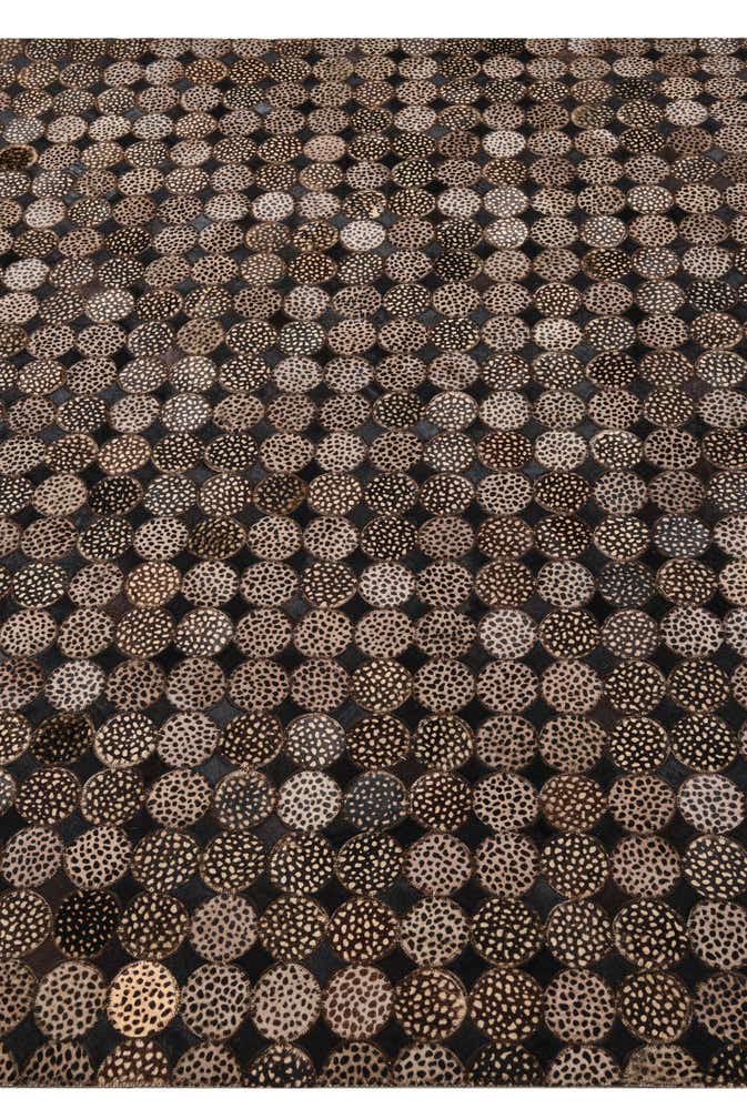 5' 2 x 7' 6 Cowhide Rug