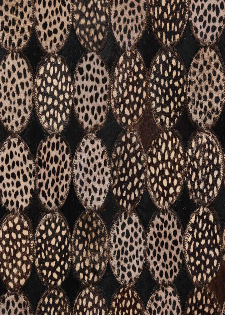 5' 2 x 7' 6 Cowhide Rug