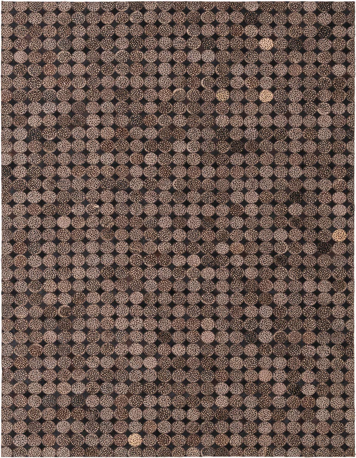 5' 2 x 7' 6 Cowhide Rug