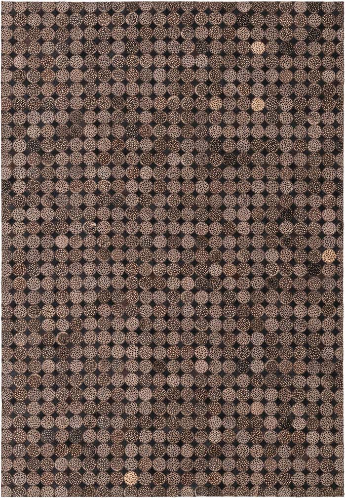 5' 2 x 7' 6 Cowhide Rug