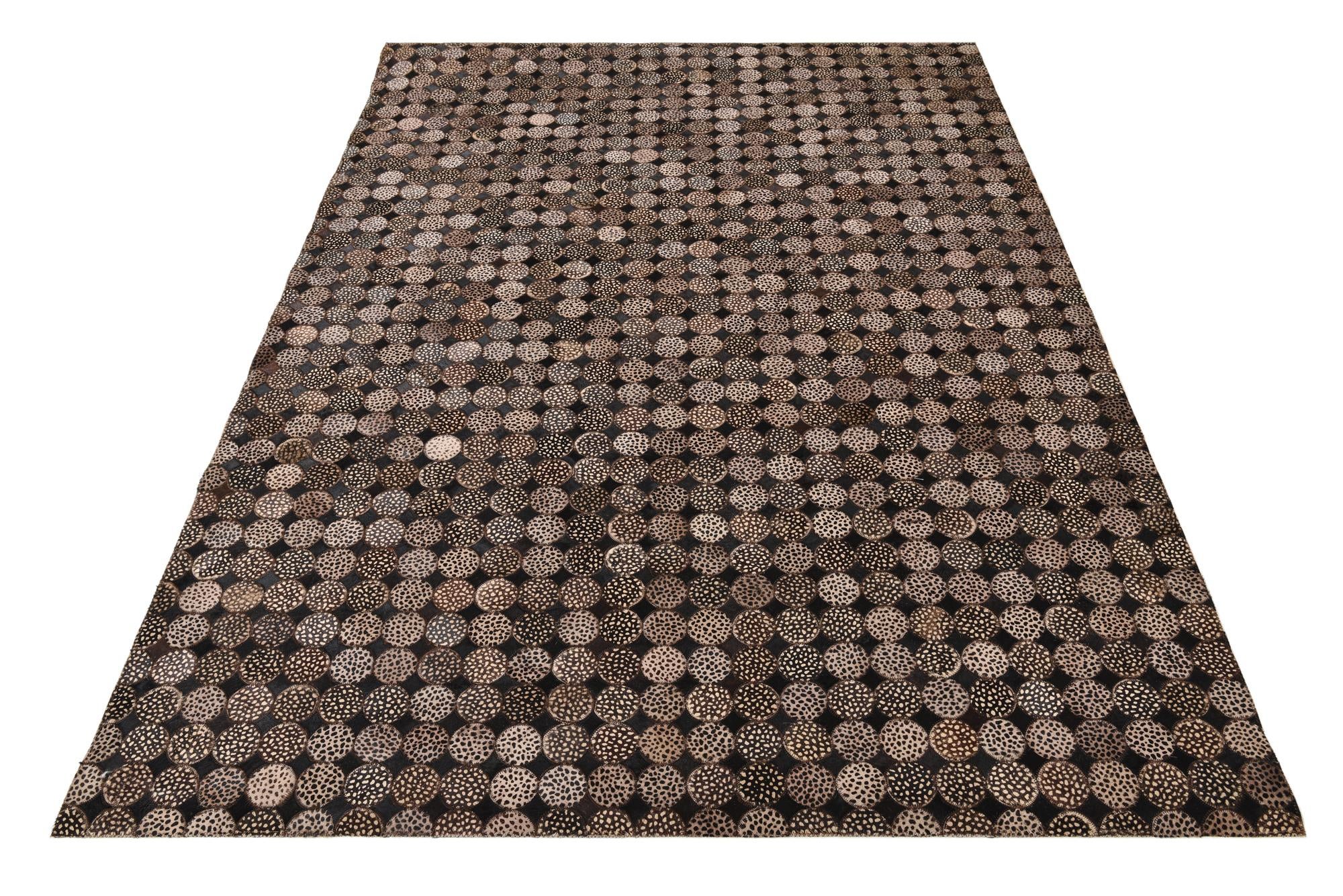 5' 3 x 7' 5 Cowhide Rug