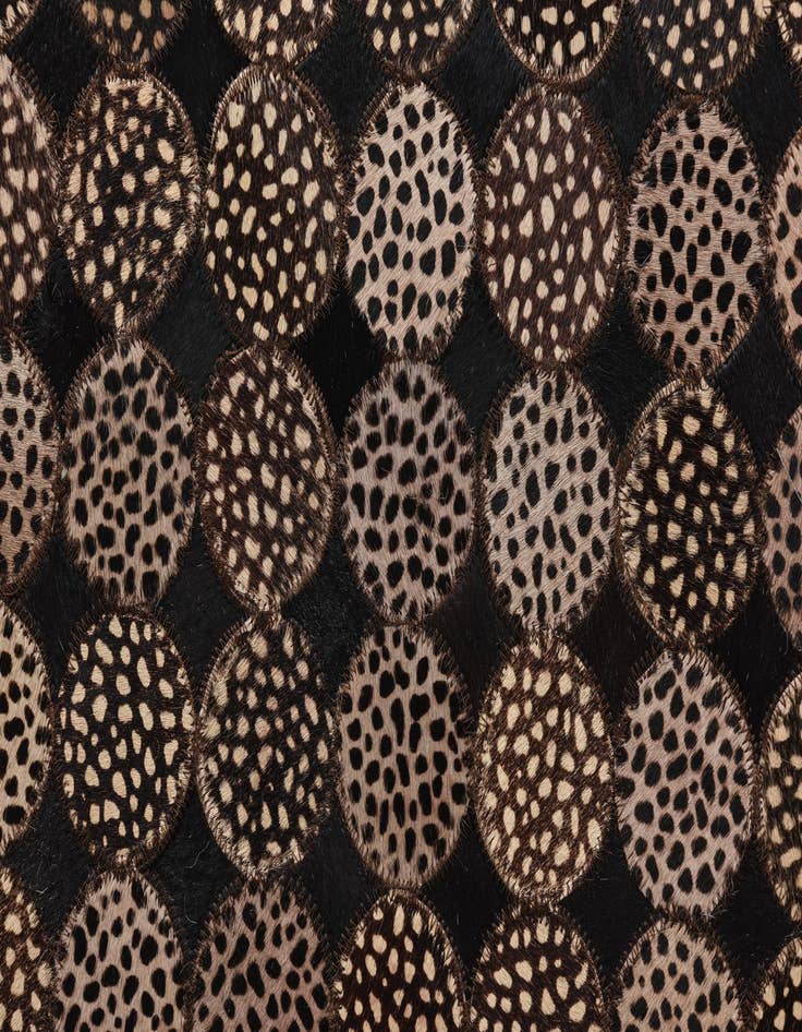 Detail image of 5' 3 x 7' 5 Cowhide Rug