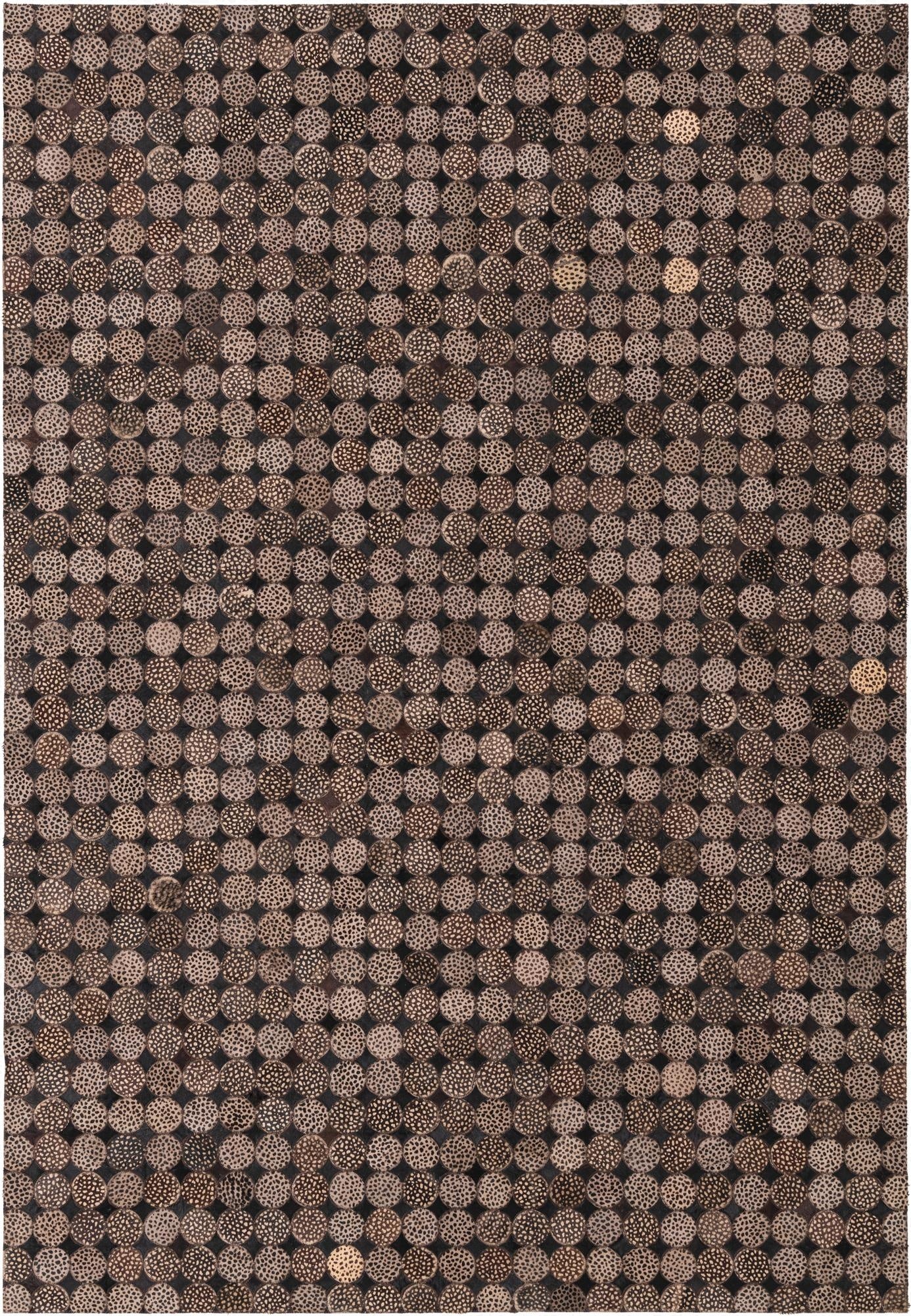 5' 2 x 7' 6 Cowhide Rug