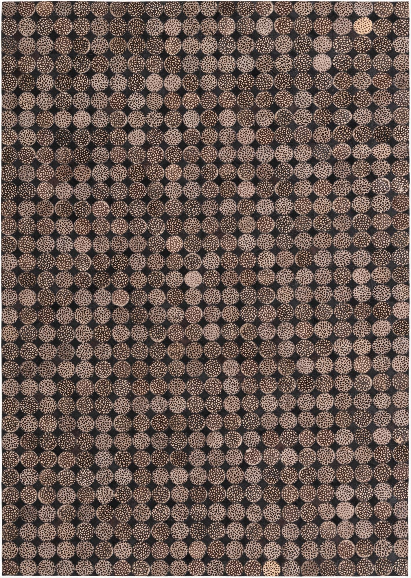 4' 8 x 6' 8 Cowhide Rug