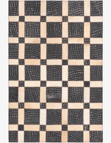 2' 1 x 3' 1 Cowhide Rug