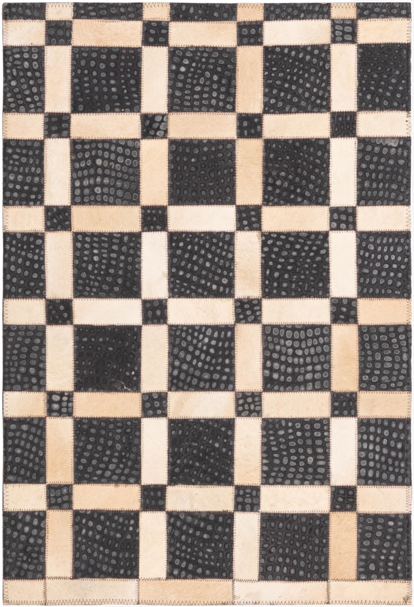 2' 1 x 3' Cowhide Rug