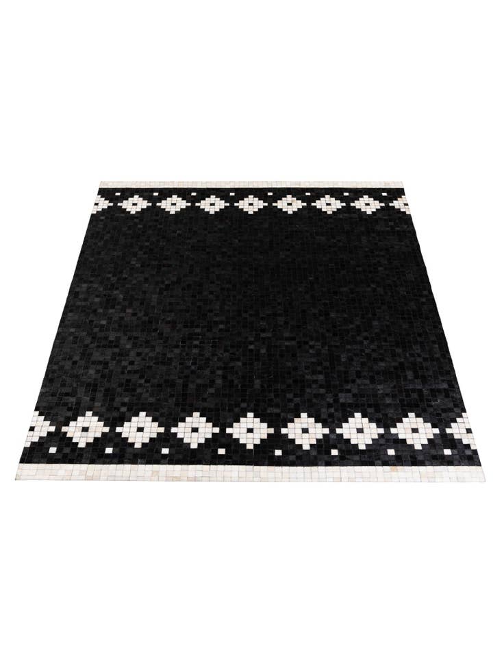 Detail image of 8' 2 x 9' 11 Cowhide Stocks Rug