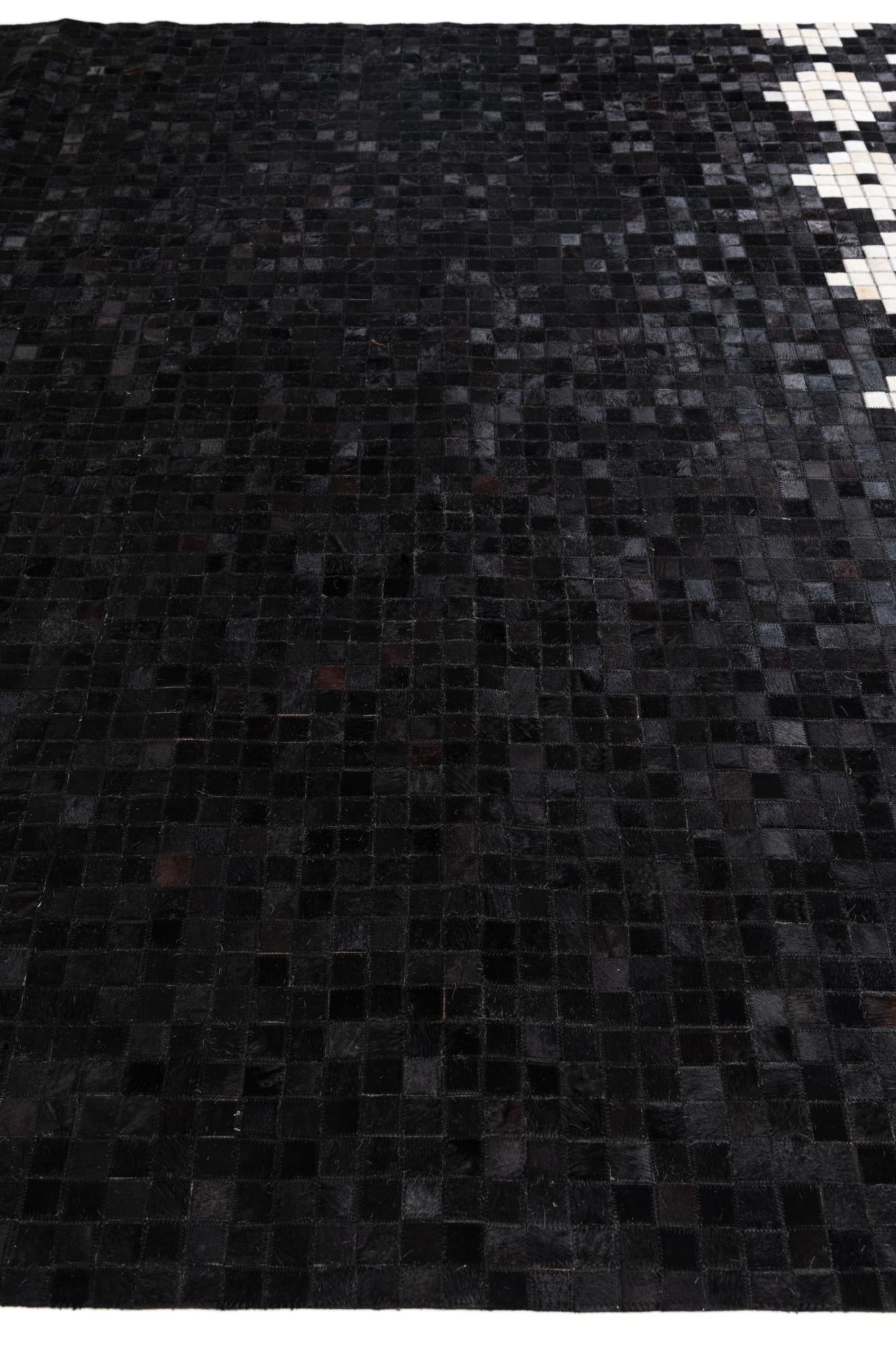 8' 2 x 9' 11 Cowhide Stocks Rug