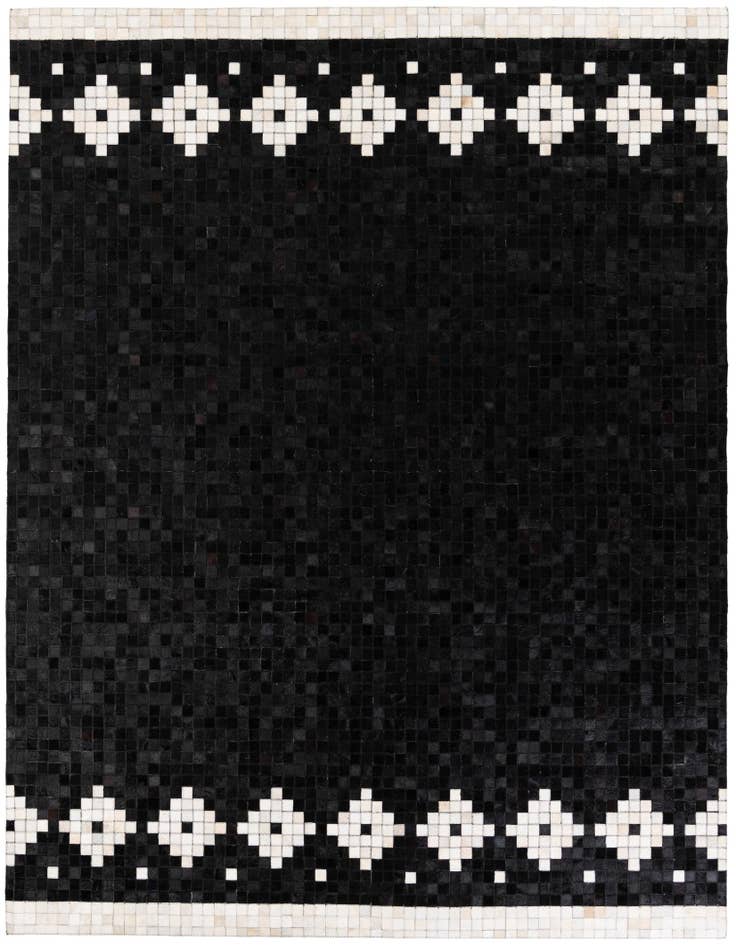 Detail image of 8' 2 x 9' 11 Cowhide Stocks Rug