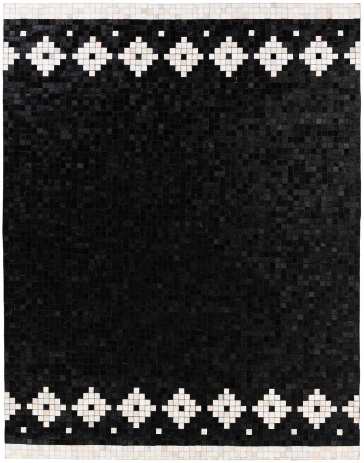 Detail image of 8' x 10' 1 Cowhide Stocks Rug
