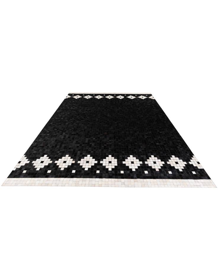 Detail image of 8' 2 x 10' Cowhide Stocks Rug