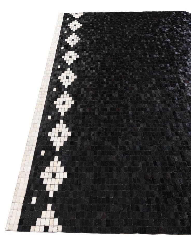 Detail image of 8' 2 x 10' Cowhide Stocks Rug