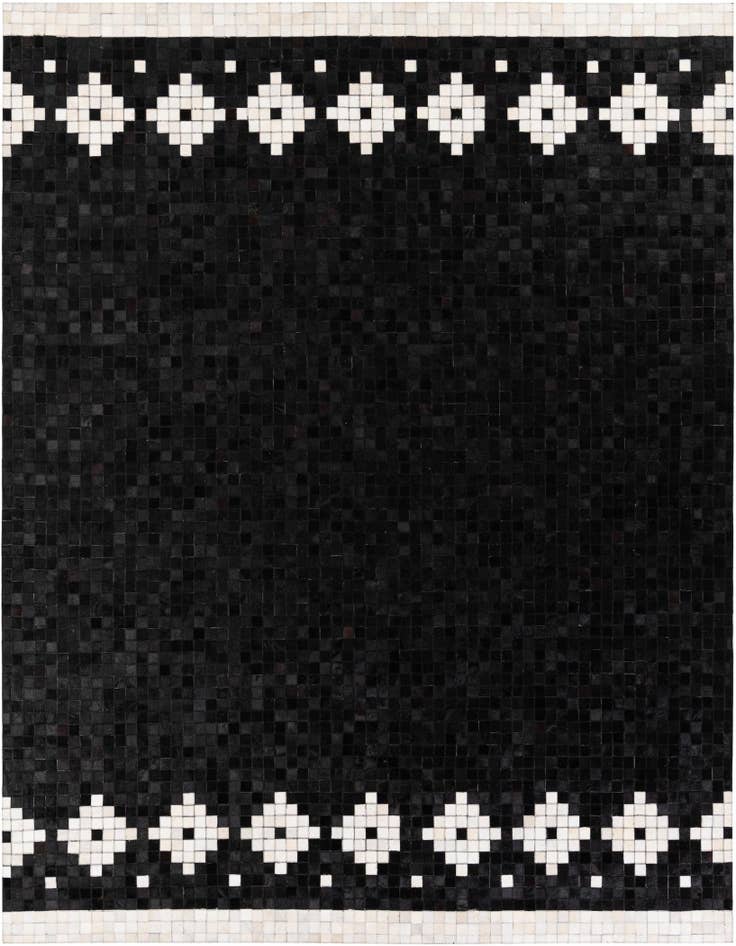 Detail image of 8' 2 x 10' Cowhide Stocks Rug