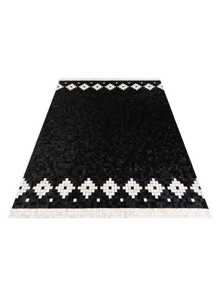 8' 1 x 9' 11 Cowhide Stocks Rug