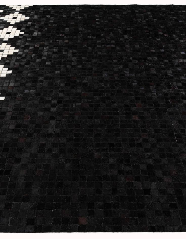 Detail image of 8' 1 x 9' 11 Cowhide Stocks Rug