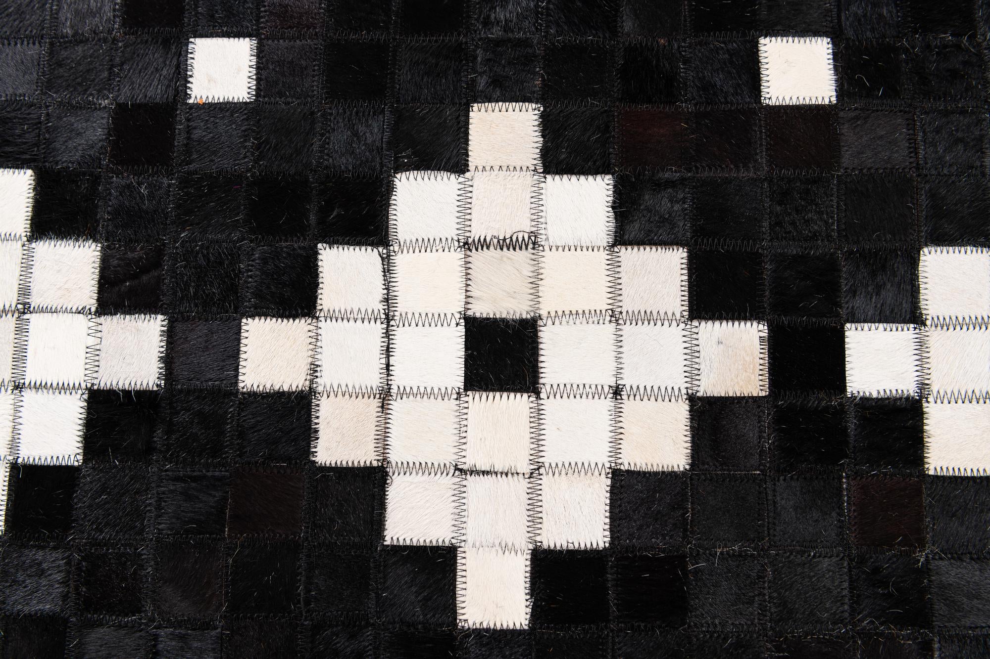 8' 1 x 9' 11 Cowhide Stocks Rug