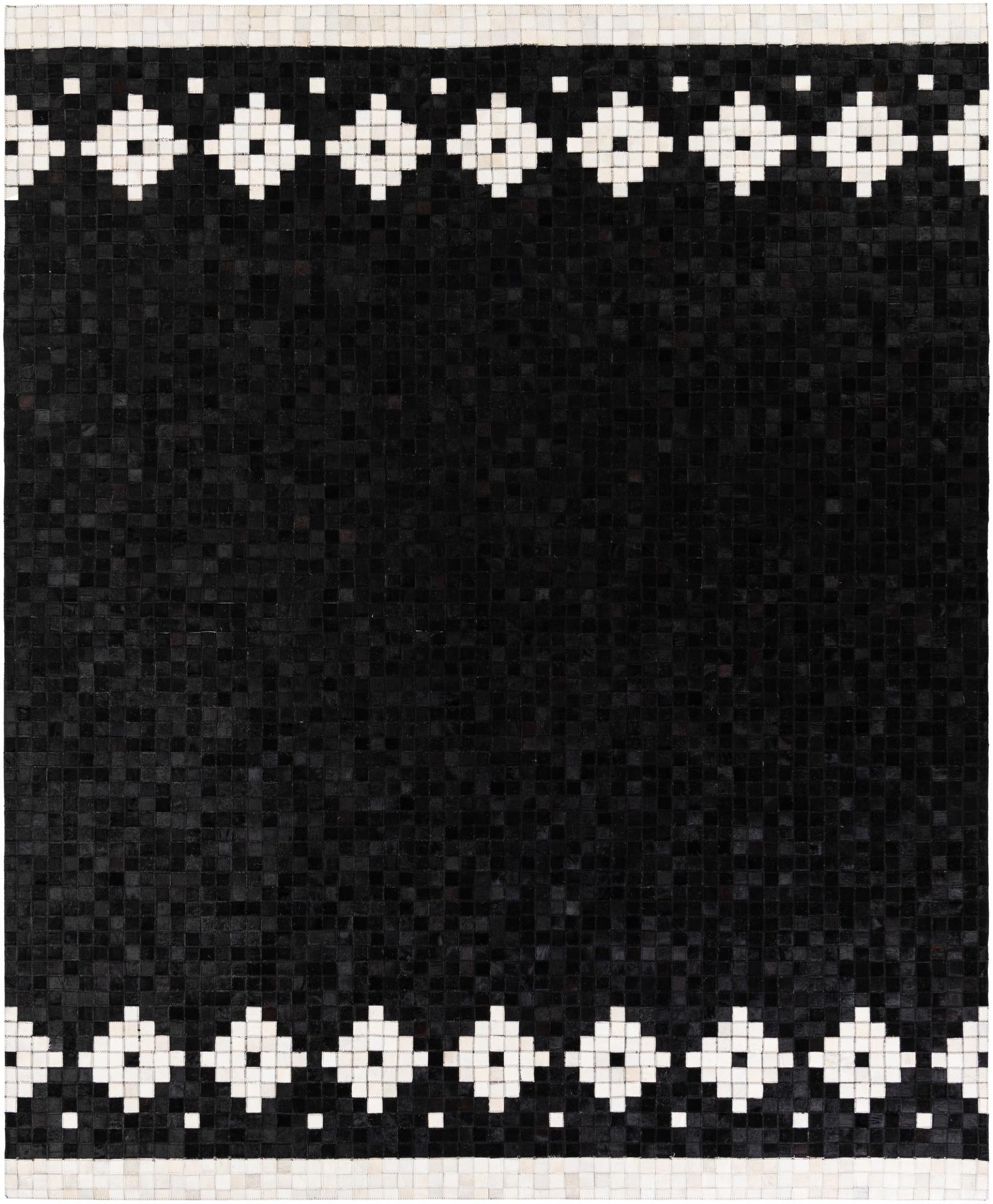 8' 1 x 9' 11 Cowhide Stocks Rug