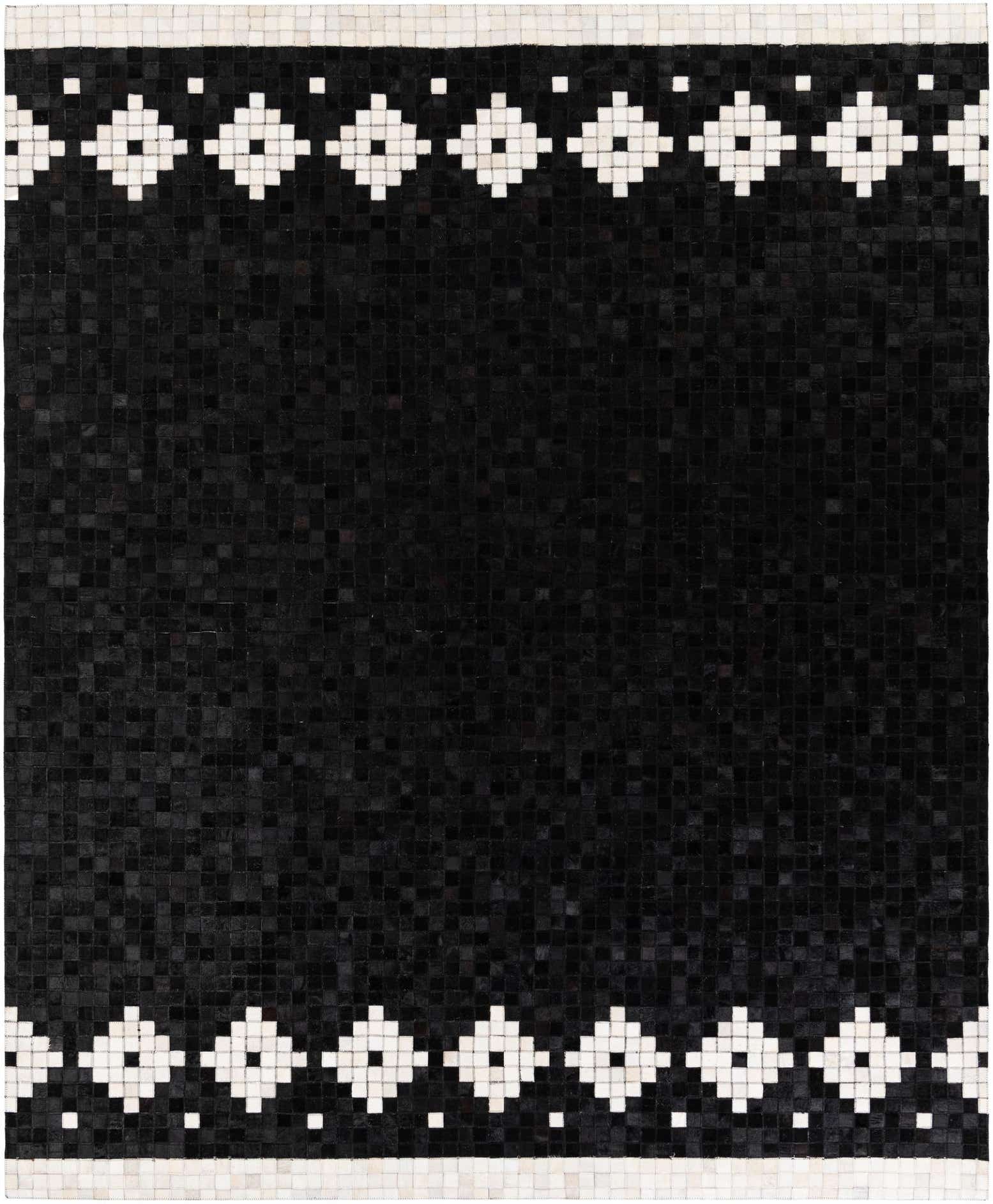 8' 1 x 9' 11 Cowhide Stocks Rug