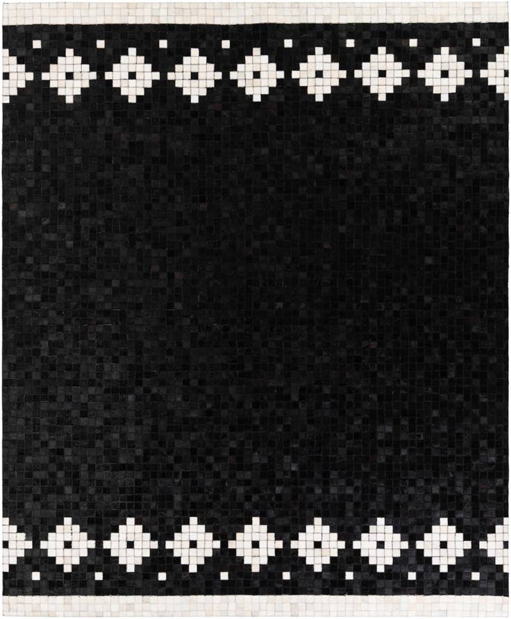 Detail image of 8' 1 x 9' 11 Cowhide Stocks Rug