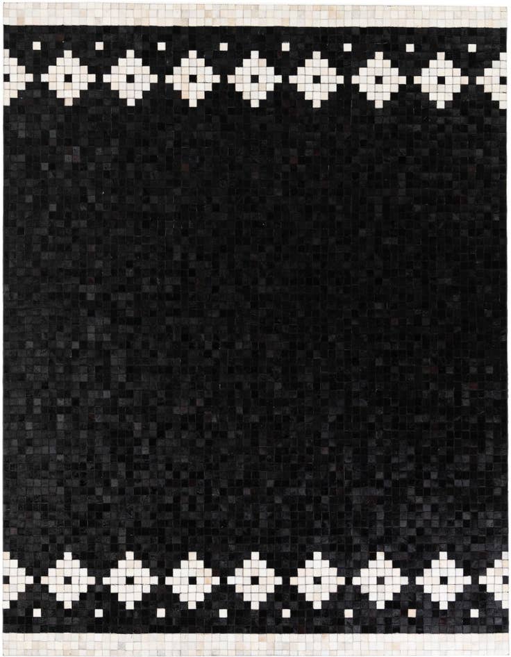 Detail image of 8' 2 x 10' Cowhide Stocks Rug