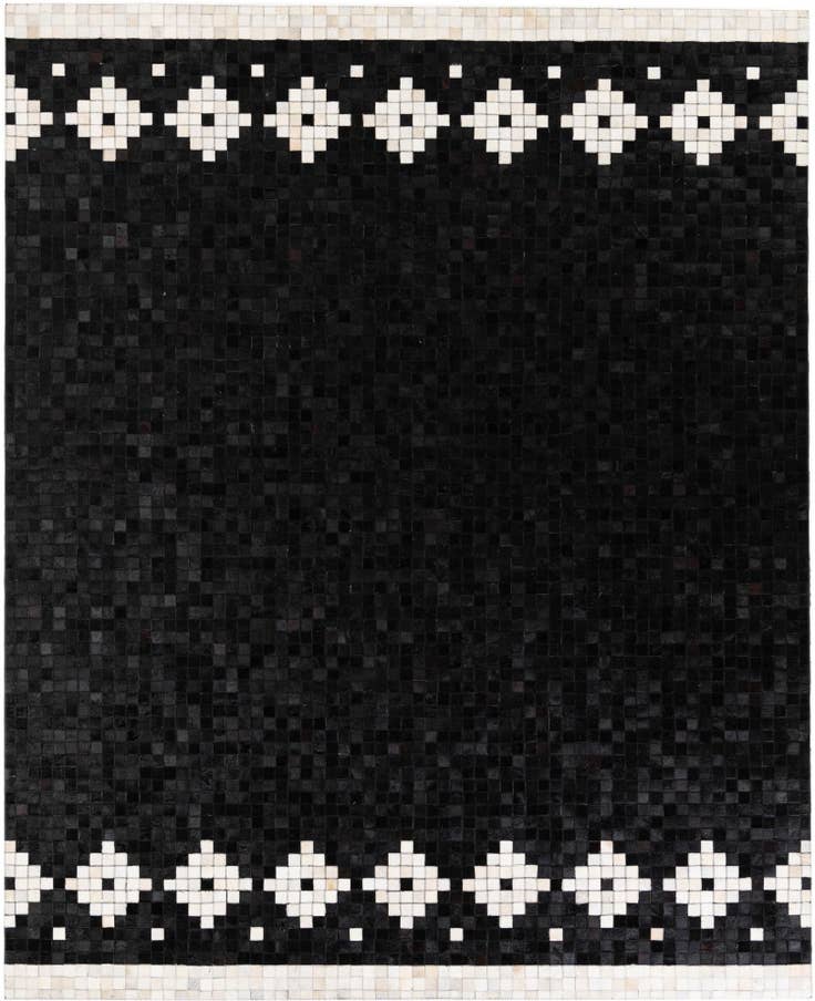 Detail image of 8' 2 x 10' Cowhide Stocks Rug