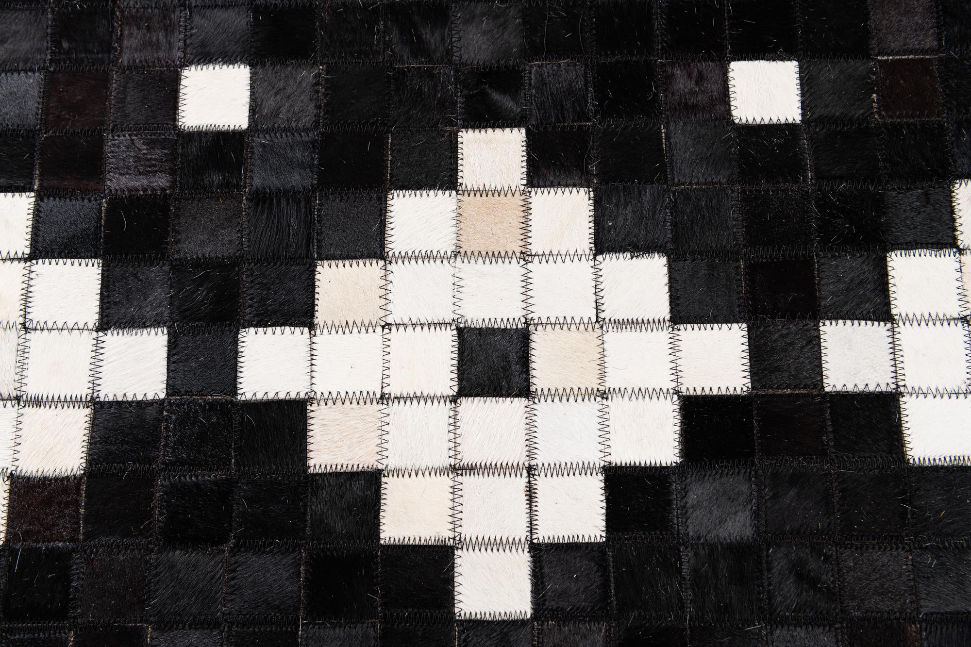 8' 2 x 10' Cowhide Stocks Rug