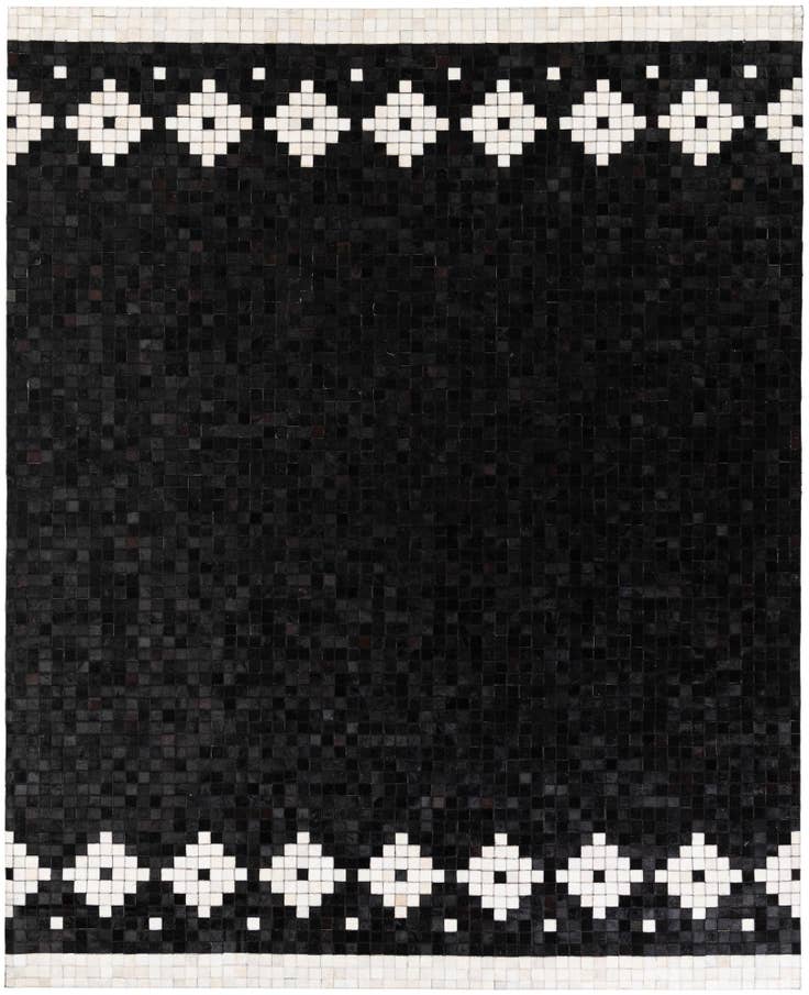 Detail image of 8' 2 x 10' Cowhide Stocks Rug