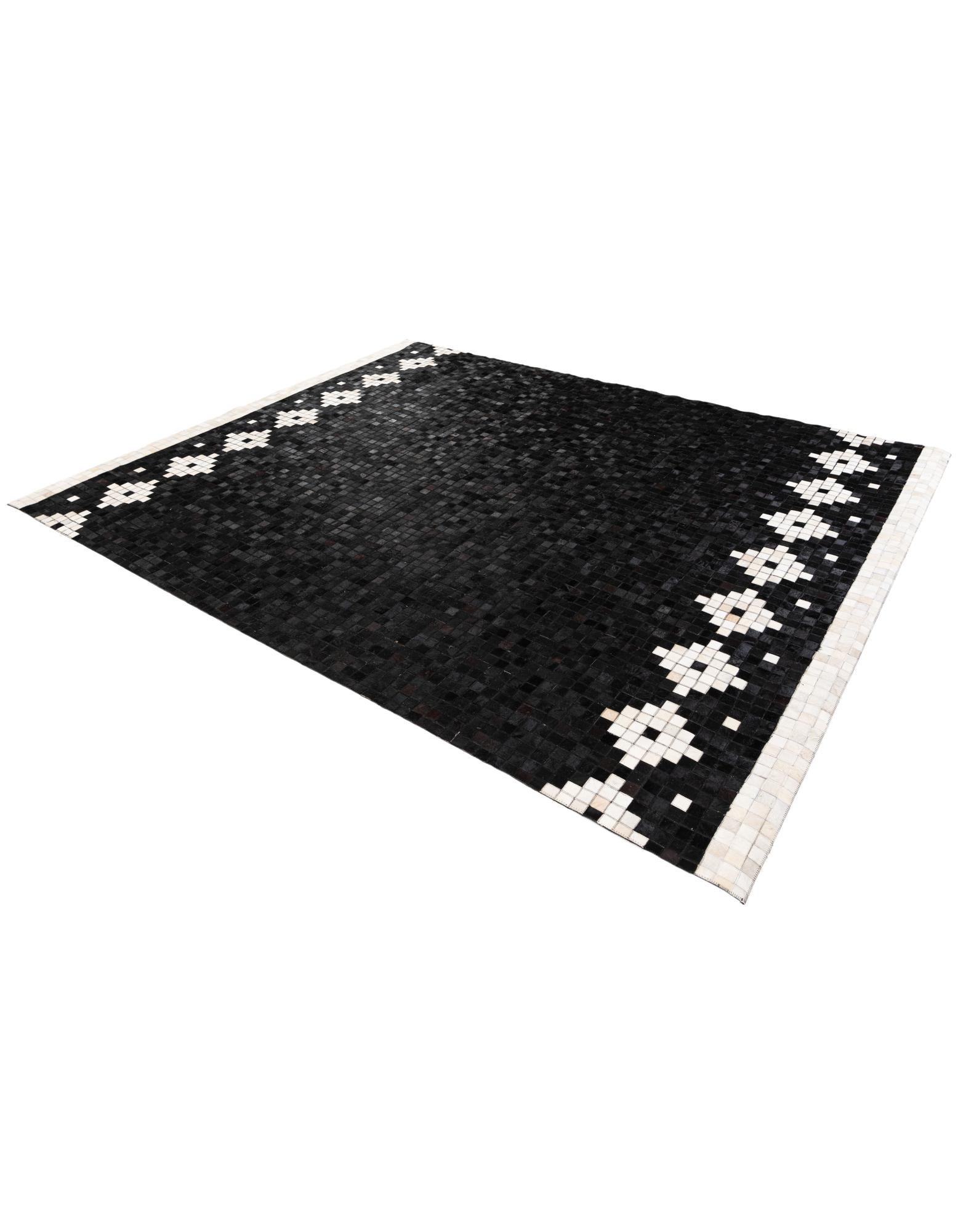 8' 2 x 9' 11 Cowhide Stocks Rug