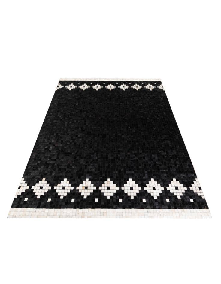Detail image of 8' 2 x 9' 11 Cowhide Stocks Rug