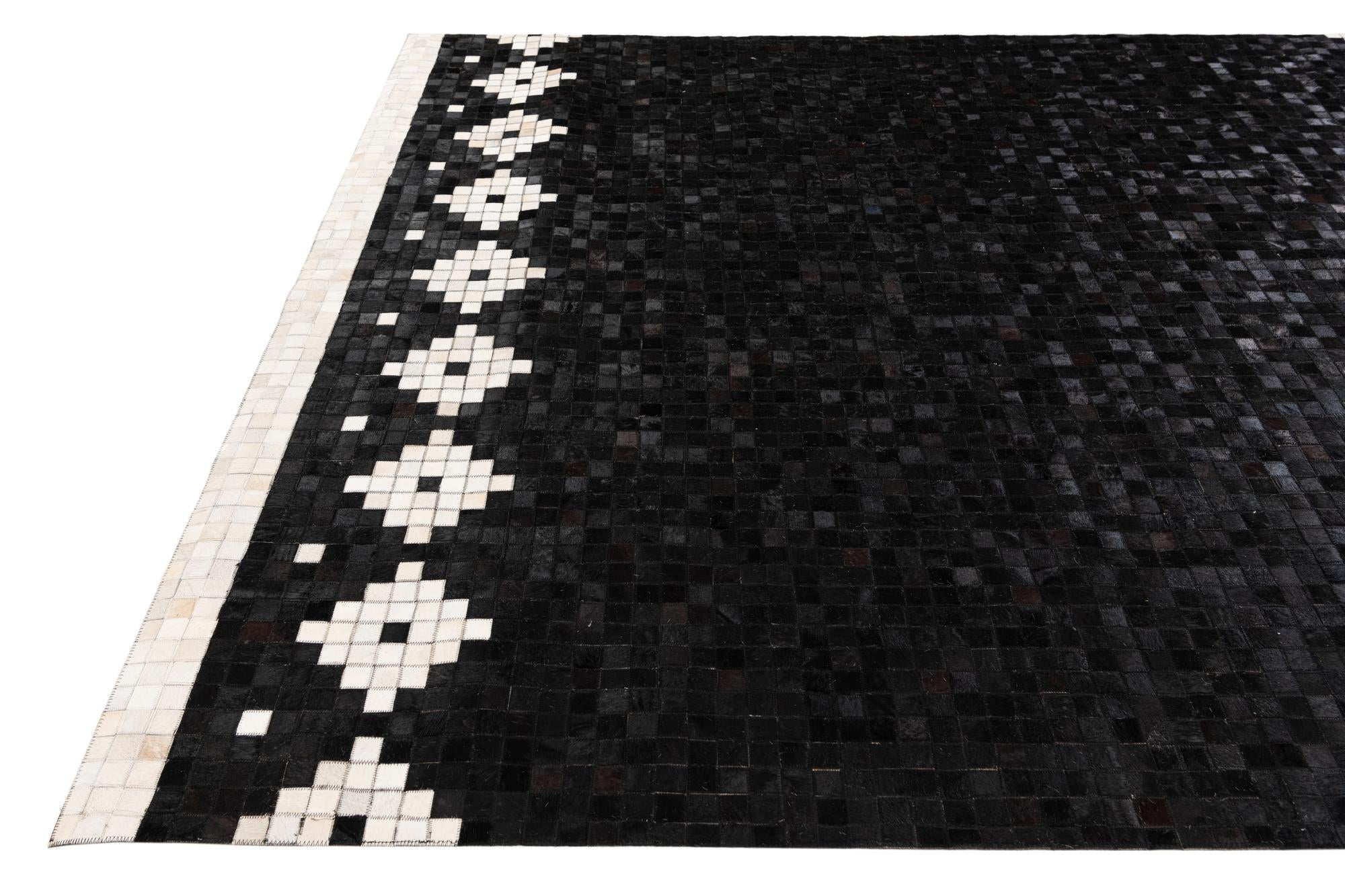 8' 2 x 9' 11 Cowhide Stocks Rug