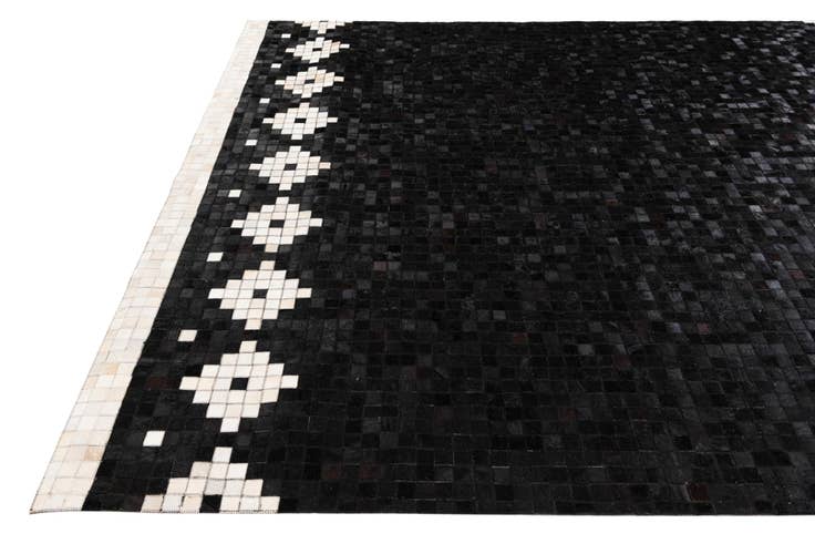 Detail image of 8' 2 x 9' 11 Cowhide Stocks Rug