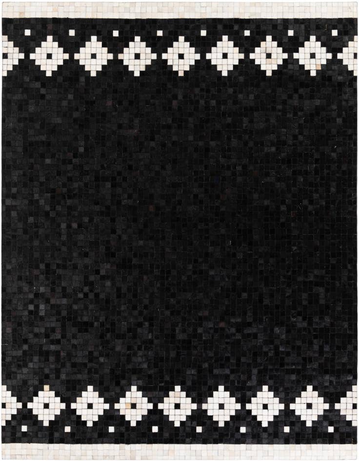 Detail image of 8' 2 x 9' 11 Cowhide Stocks Rug