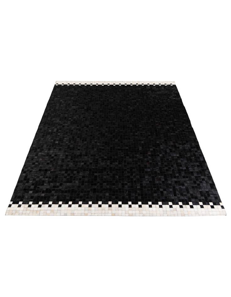 Detail image of 8' 1 x 9' 11 Cowhide Stocks Rug